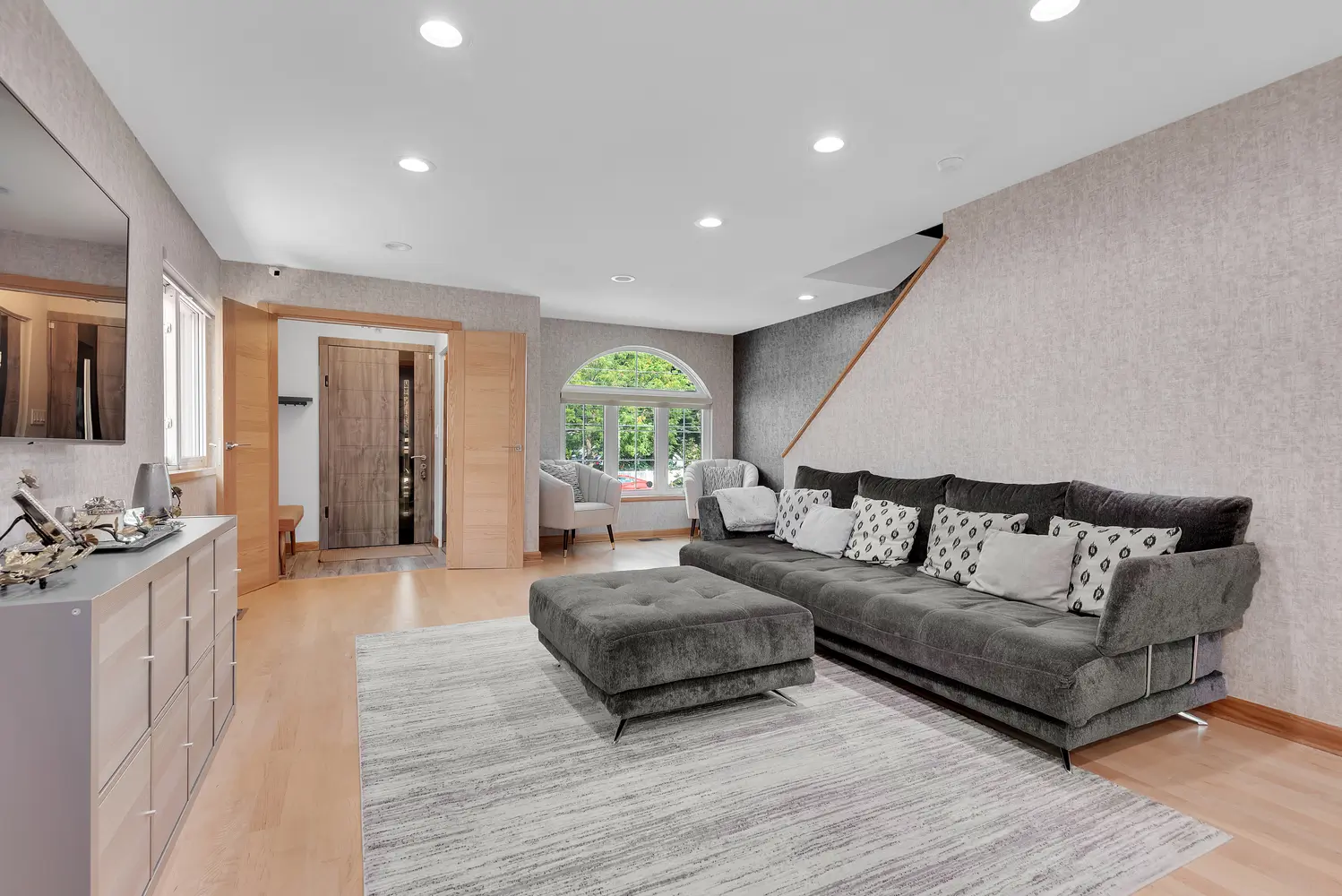 Living room at 7302 Avenue N in Brooklyn