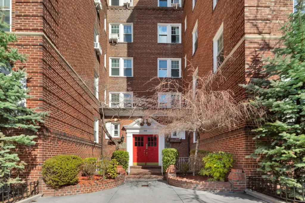 Exterior of Fairfax House at 243 78th Street in Bay Ridge, Brooklyn