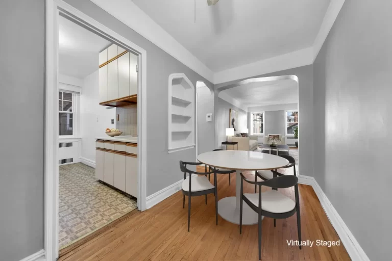 Dining area at 243 78th Street Apt 2B in Bay Ridge, Brooklyn