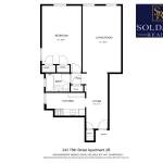 243 78th Street #2B floor plan