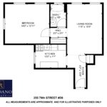 255 79th d8 floorplan with logo and address