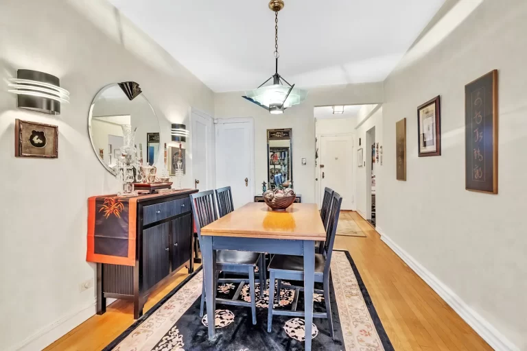 Dining area at 9281 Shore Road Apt 402 in Bay Ridge, Brooklyn