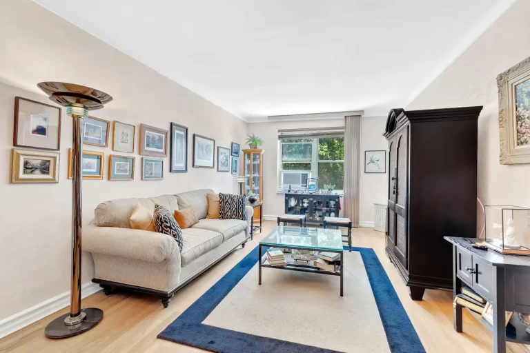Living room at 9281 Shore Road Apt 402 in Bay Ridge, Brooklyn