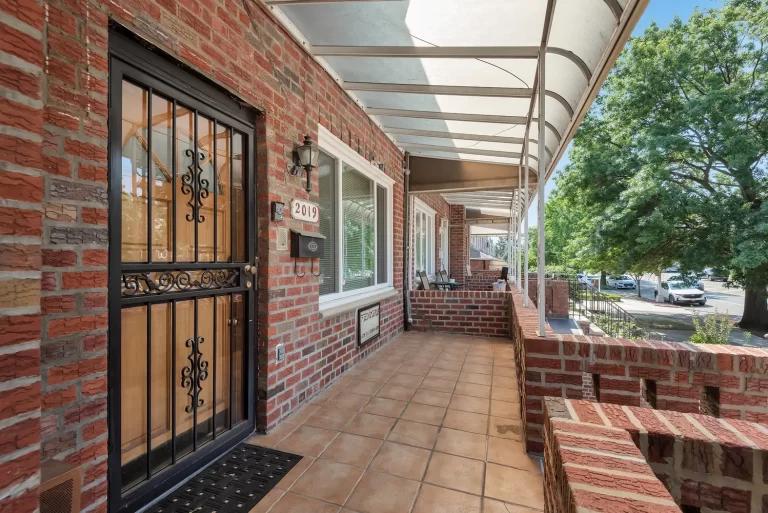 Porch at 2019 Gerritsen Avenue in Gerritsen Beach, Brooklyn