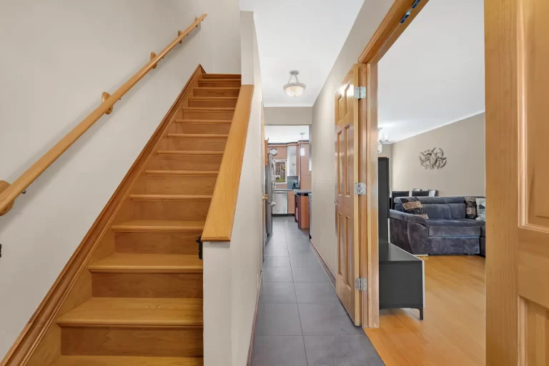 Staircase at 2019 Gerritsen Avenue in Gerritsen Beach, Brooklyn