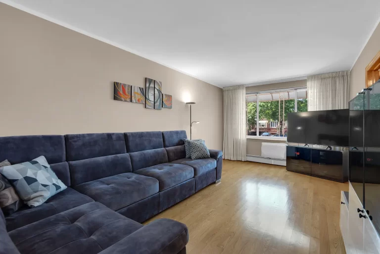Living room at 2019 Gerritsen Avenue in Gerritsen Beach, Brooklyn