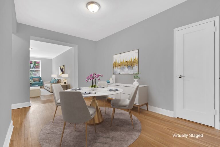 Dining area 9281 Shore Road Apt 602 2 bedroom co-op Bay Ridge Brooklyn