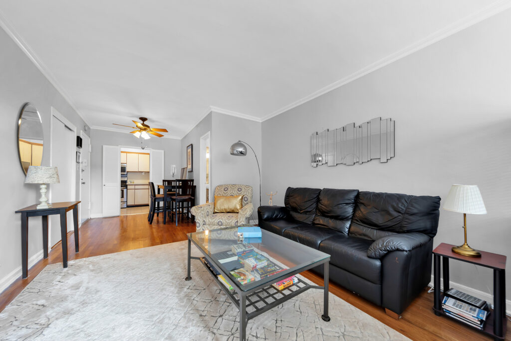 living room 9201 Shore Road C701 co-op Bay Ridge Brooklyn
