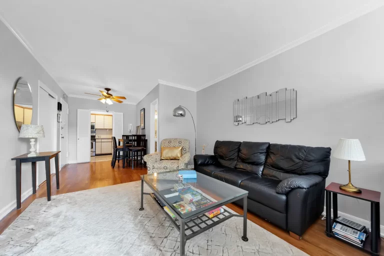 living room 9201 Shore Road C701 co-op Bay Ridge Brooklyn