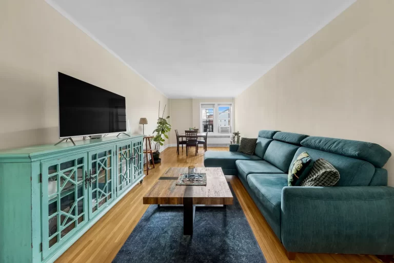 Living room at 9281 Shore Road Apt 608 in Bay Ridge, Brooklyn