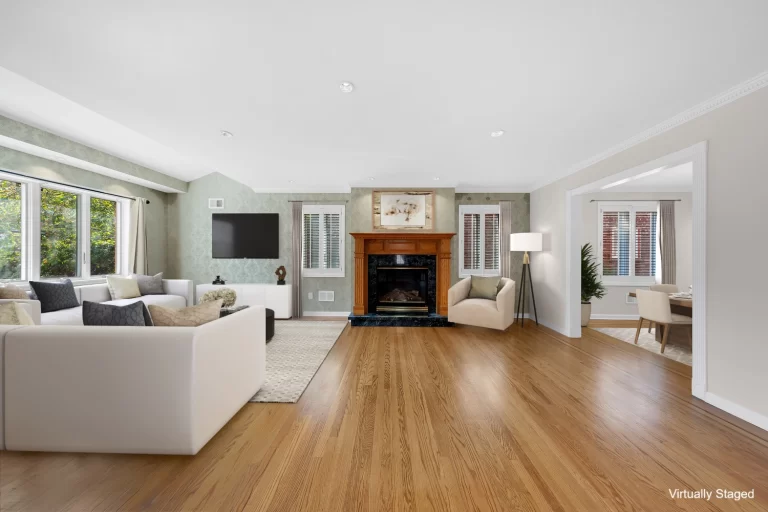 Living room at 7602 Narrows Avenue in Bay Ridge, Brooklyn
