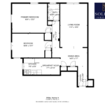 9902 3rd Avenue #2D floor plan