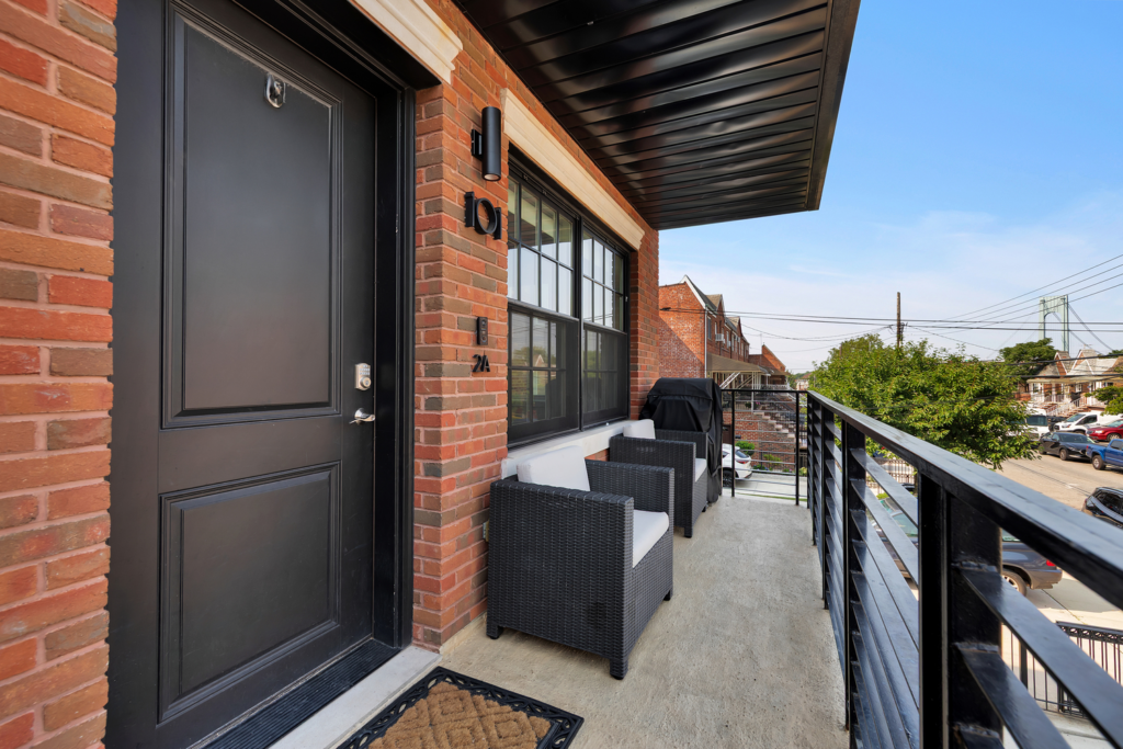 front porch at 101 Battery Avenue in Bay Ridge, Brooklyn