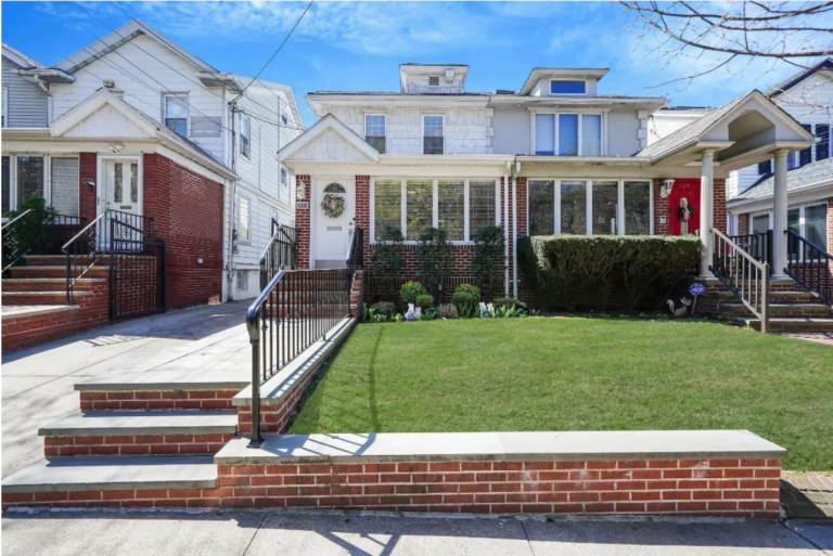 front exterior at 126 77th Street in Bay Ridge, Brooklyn, second angle