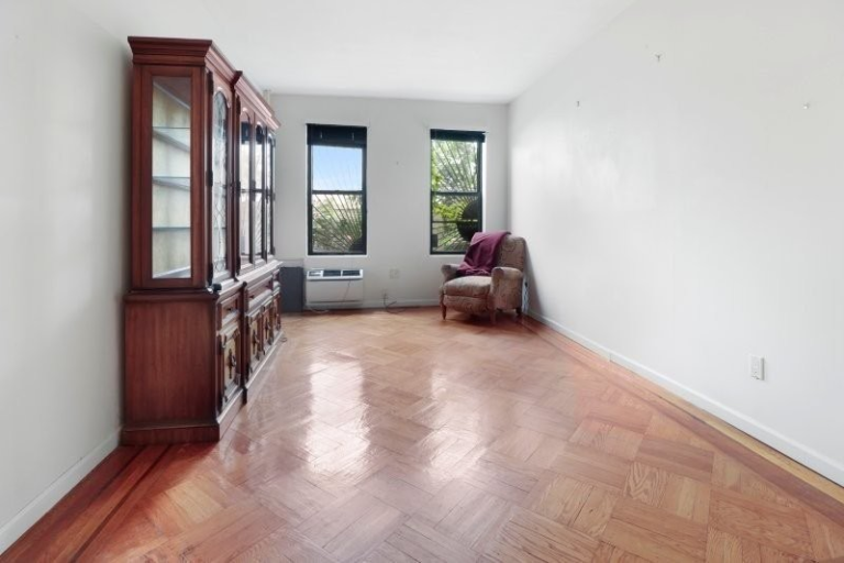 apartment living room at 1548 West 8th Street in Bensonhurst, Brooklyn