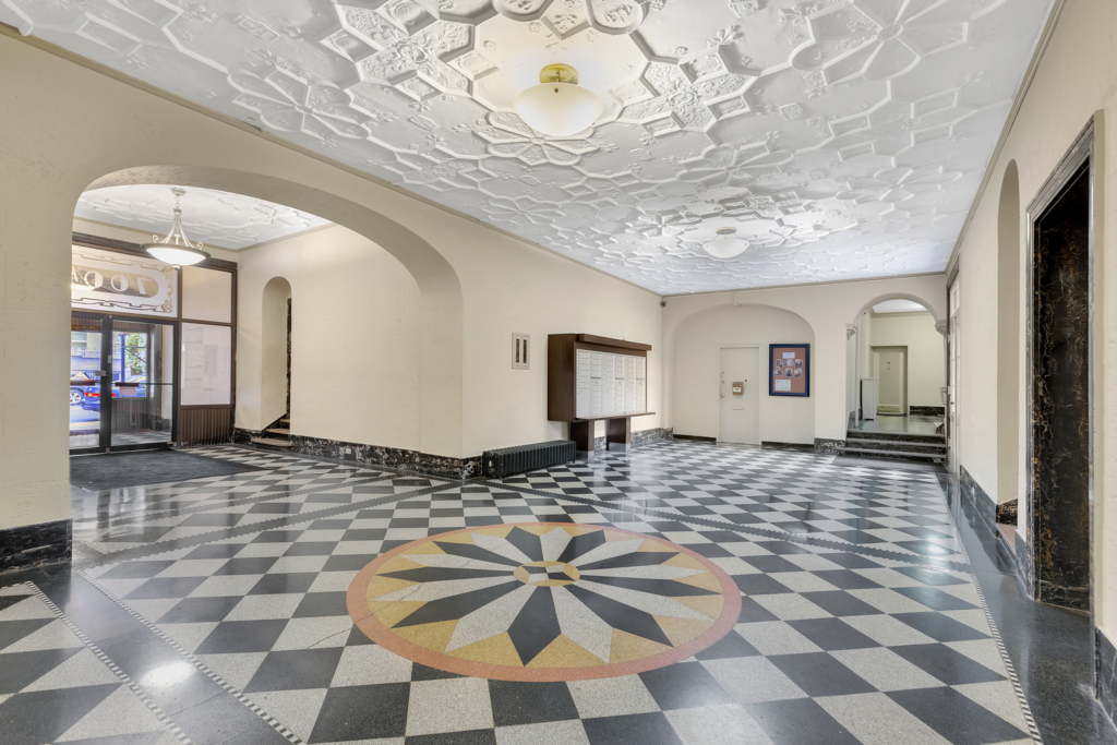 lobby at 7002 Ridge Blvd in Bay Ridge, Brooklyn