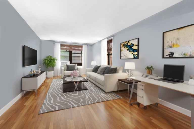 living room at 9511 Shore Road Apt 313 in Bay Ridge, Brooklyn