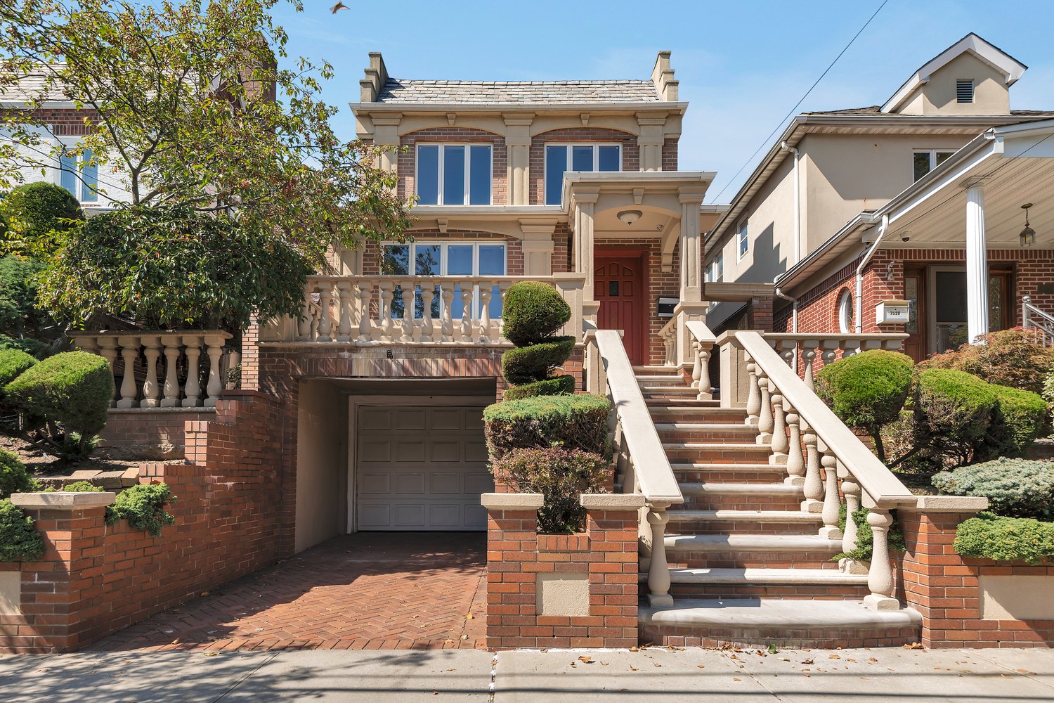 Limestone house on Narrows Avenue in Bay Ridge Brooklyn