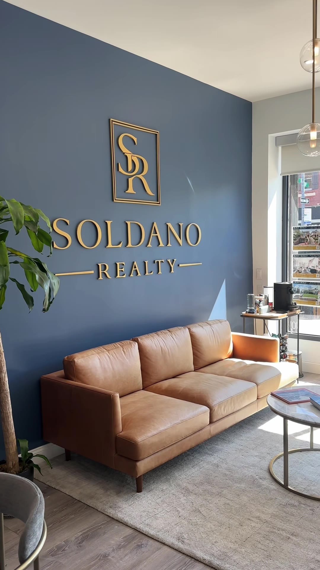 Inside the Soldano Realty storefront