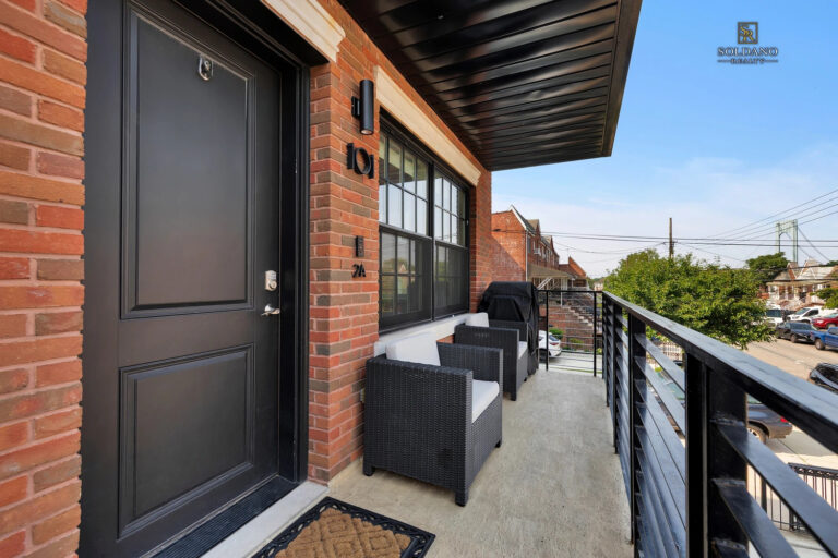 front porch at 101 Battery Avenue in Bay Ridge, Brooklyn