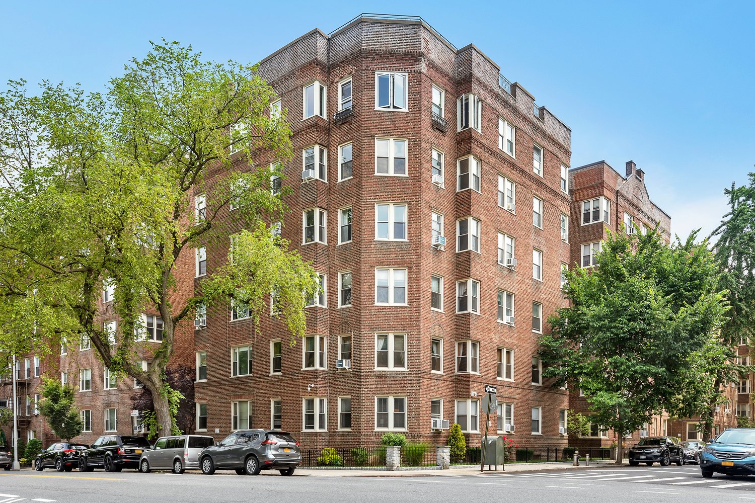 Brick co-op building exterior at 9281 Shore Road in Bay Ridge, Brooklyn