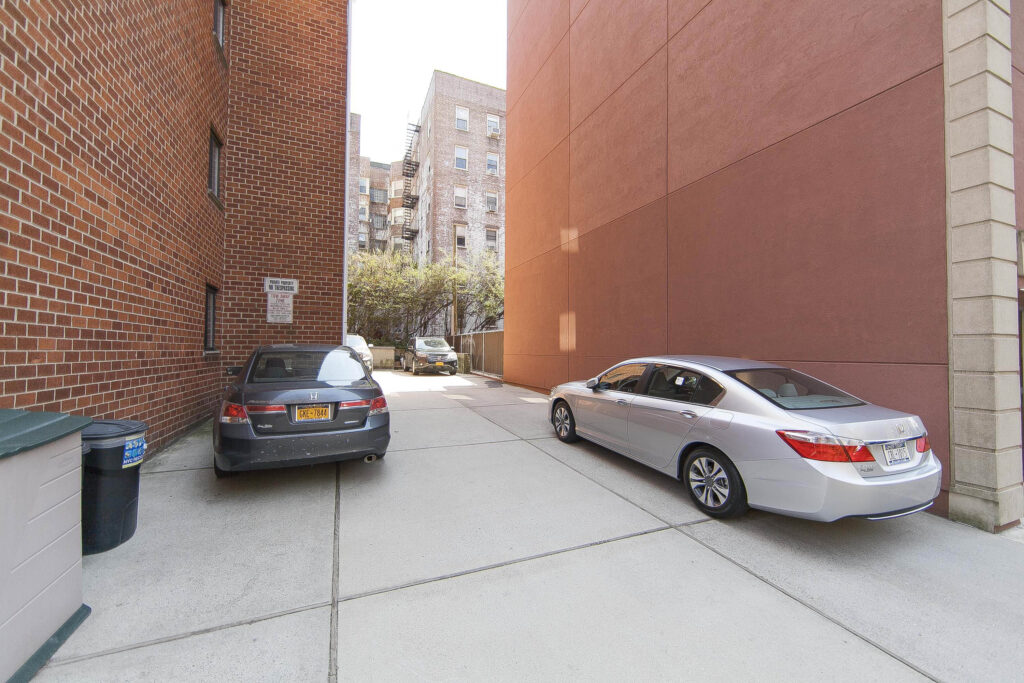 Parking area alongside 26 Oliver Street.