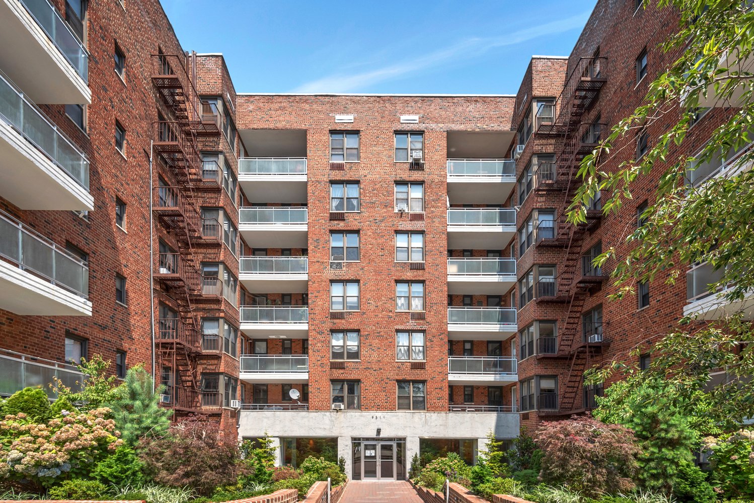 Exterior of the condominium at 9511 Shore Road in Bay Ridge, Brooklyn