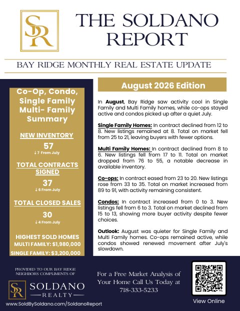Cover of the August 2026 Soldano Report booklet