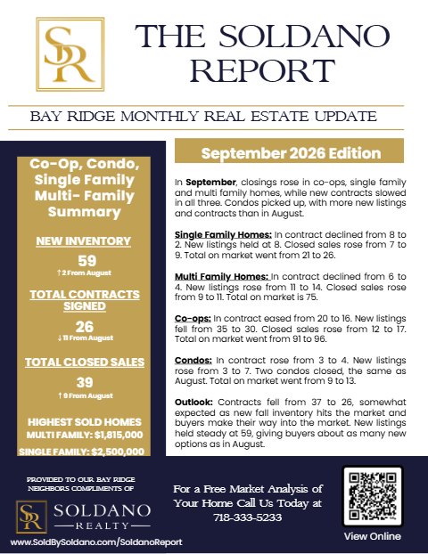 Cover of the September 2026 Soldano Report booklet
